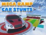 Ακραία ακροβατικά αυτοκινήτων Mega Ramp